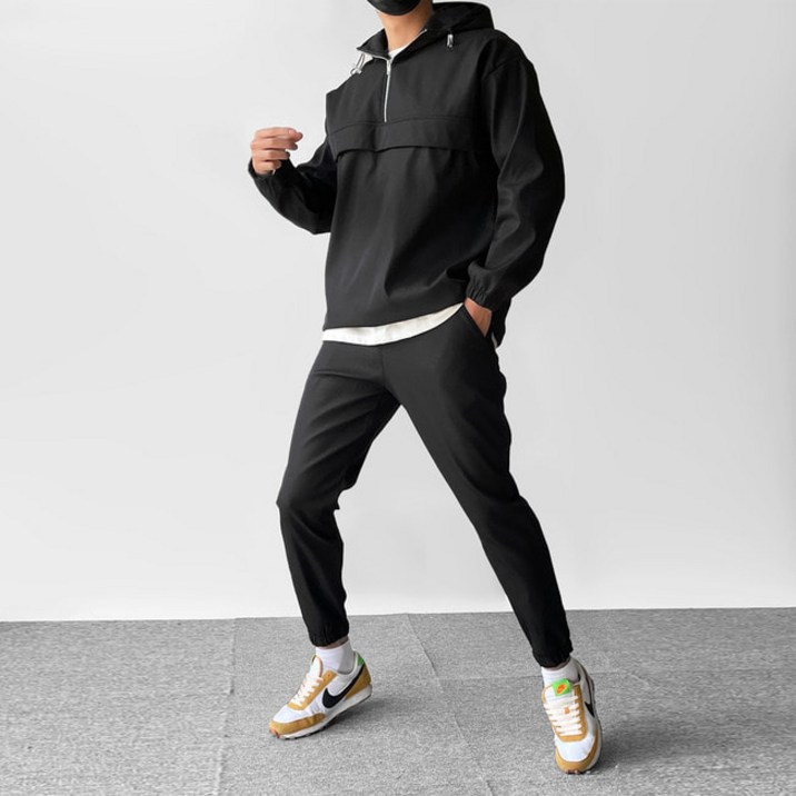 후드아노락 조거 트레이닝 세트 SET 빅사이즈4COLOR