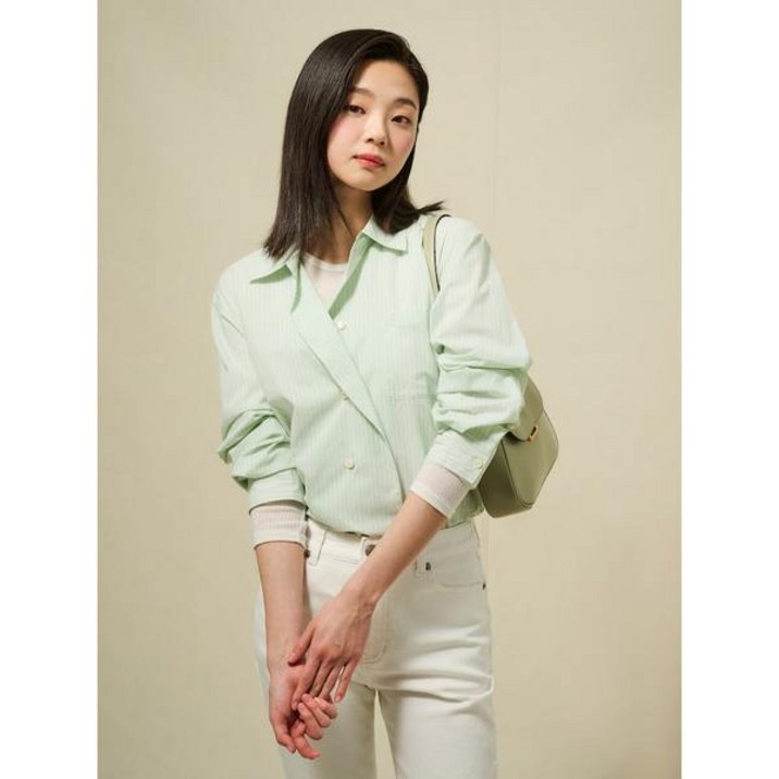 100%정품 빈폴 여성 셔츠 블라우스 패션아이템 컴포트룩 이너 남방룩 데일리추천 10006