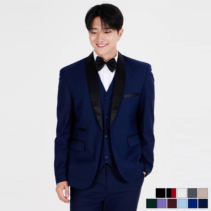 (대여)남여공용 경성 쓰리피스 싱글버튼 턱시도 정장