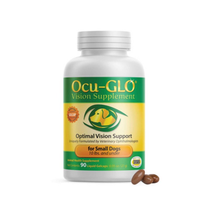 [Ocu-GLO] 오큐글로 소형견 젤캡슐 90정 / 반려동물 강아지 눈건강 항산화 영양제