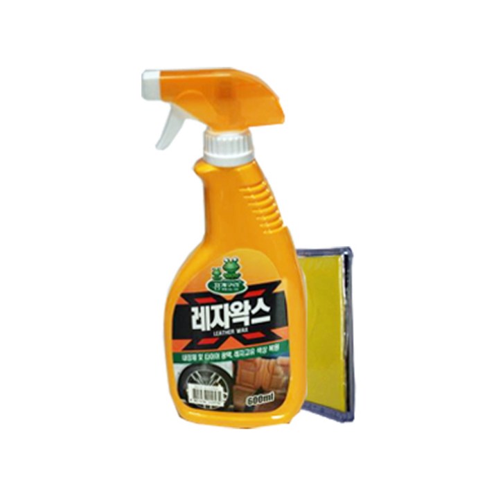 청개구리 차량용 레자왁스 스폰지포함 1BOX 12P 자동차용품 > 세차/관리용품 관리용품 광택/케미컬 코팅/광택왁스, 12개, 600ml