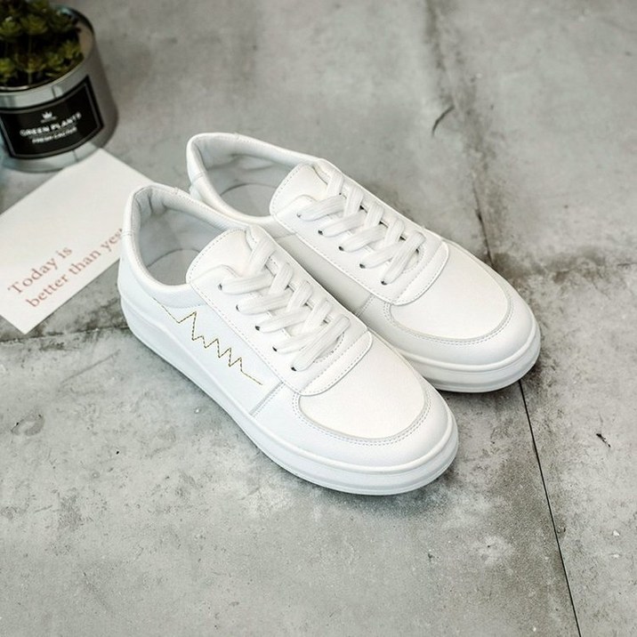 여자 하이탑 운동화 5cm굽이 낮은운동화를