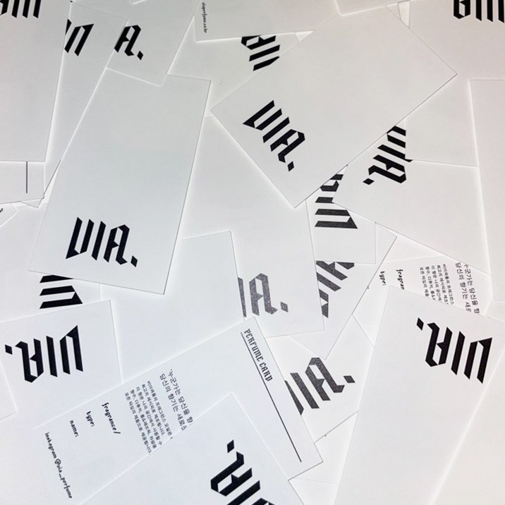 머르 앤 통카 니치향수 시향지 비아퍼퓸