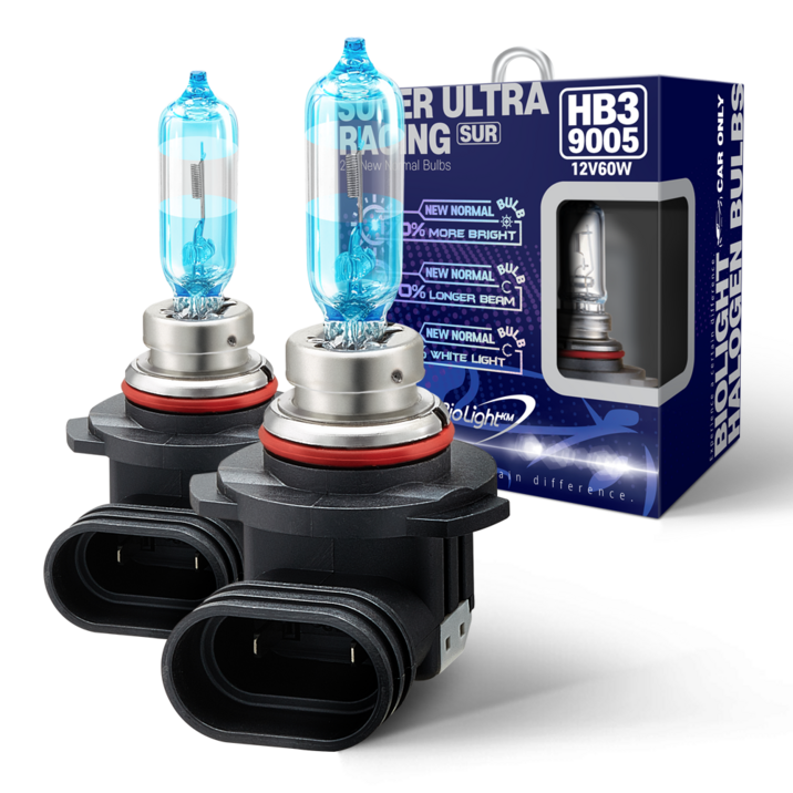 차량용 할로겐 전조등 슈퍼 울트라 레이싱 HB39005 1 Set, Super Ultra Racing, 2개