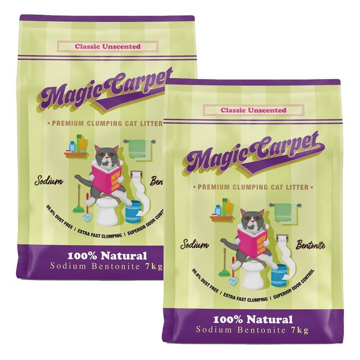 매직카펫 클래식 (중간입자) 7kg 고양이 모래