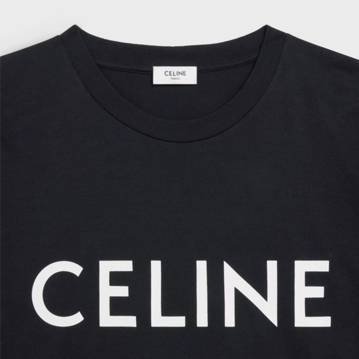 (국내 백화점) 셀린느 반팔 티셔츠 블랙 화이트