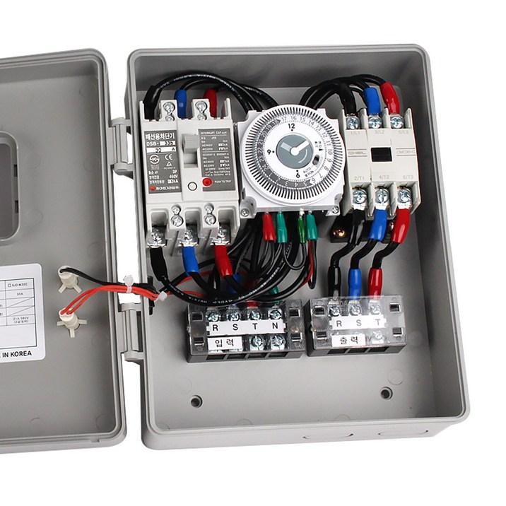 서준전기 SJB-M30C 타임 스위치 3상모터용 타이머 콘센트 대용량 M/C접점, 1개