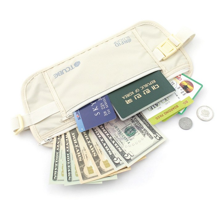 여행용 RFID 개인정보 해킹방지  소매치기방지 안전복대