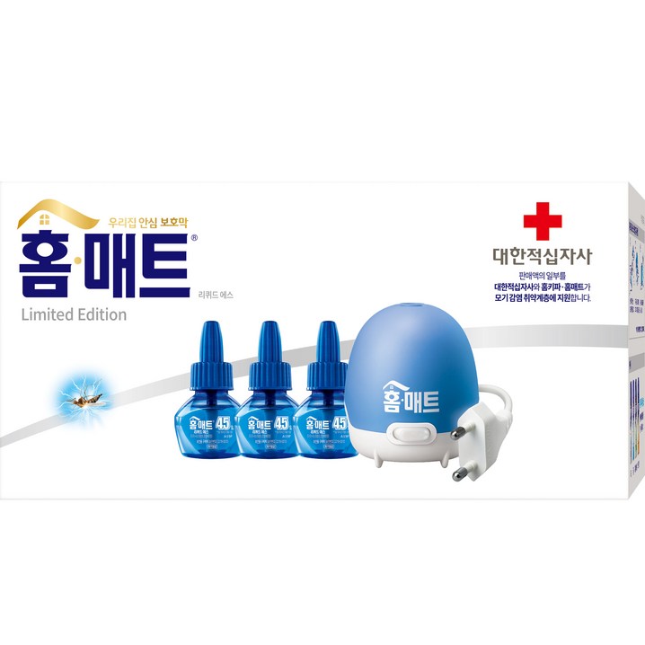 홈매트 리퀴드 에스 코드형 훈증기 리필 3p 세트 홈매트 리퀴드 에스 코드형 훈증기 리필 3p 세트