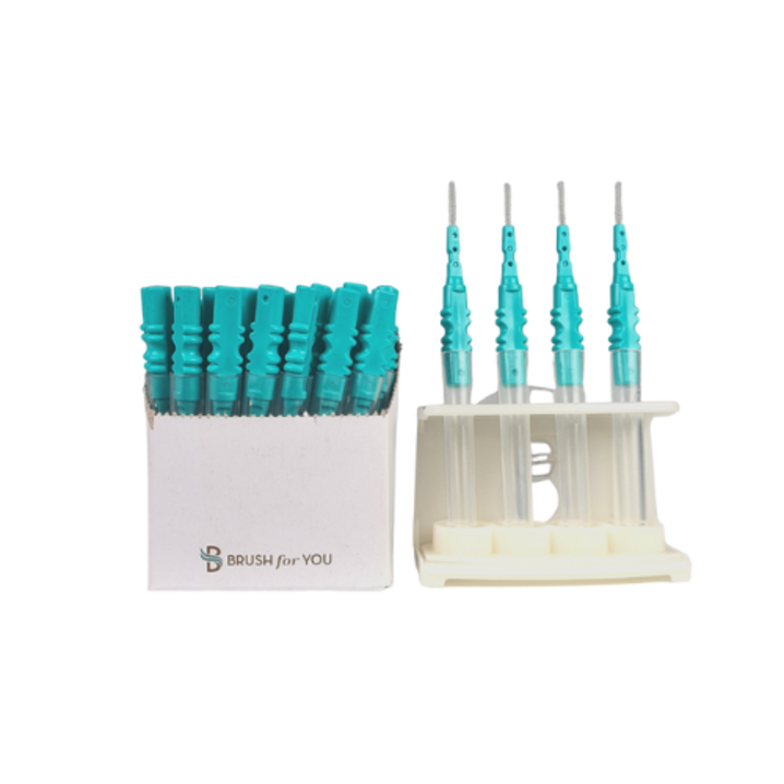 브러쉬포유 I형치간칫솔 3s 0.7mm 50p거치대, 1세트