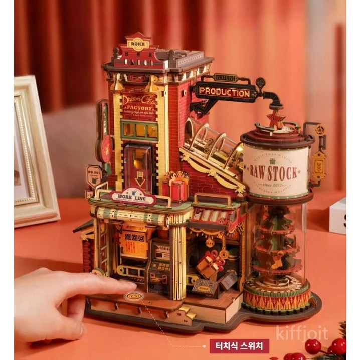 ROKR 선물공장 3D 수제 DIY 조립퍼즐 크리스마스 선물