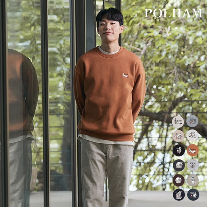 폴햄공용코숏 플리스 그래픽 맨투맨티 PHD4TR3010 폴햄공용코숏 플리스 그래픽 맨투맨티 PHD4TR3010