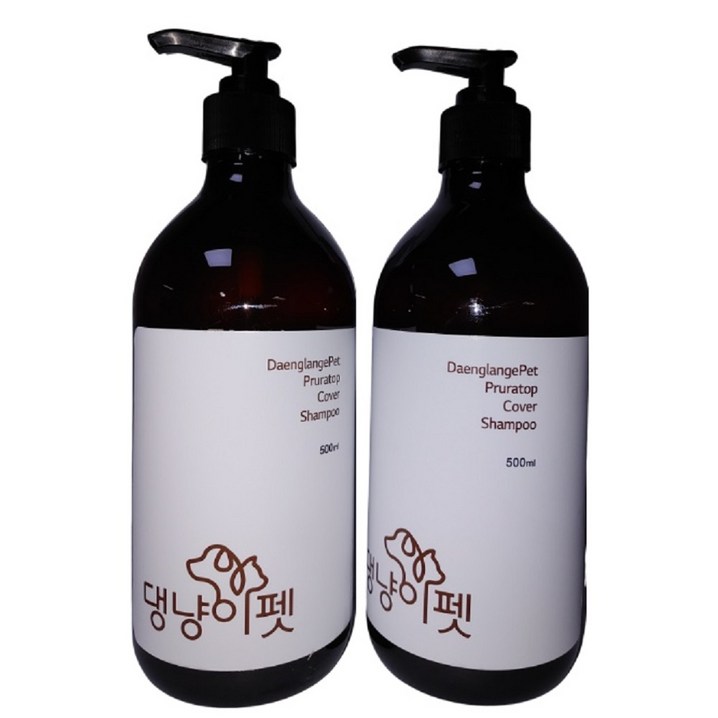 할인이벤트약용샴푸 댕냥이펫 보습샴푸 500ml 2병피부건강와 모발윤기까지 챙기는 약용샴푸, 2개, 500ml