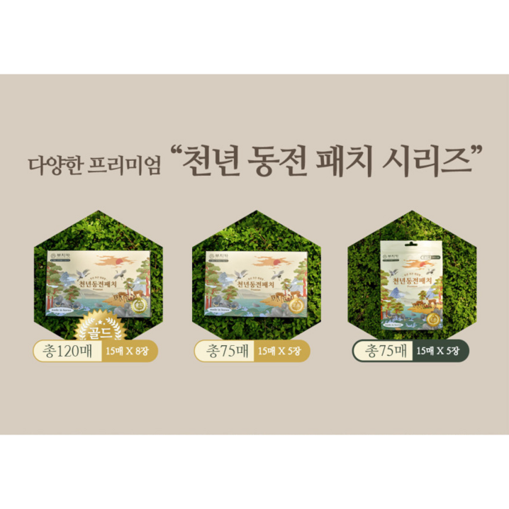 부치카 천년 동전패치 후끈 후끈 찜질방, 1통