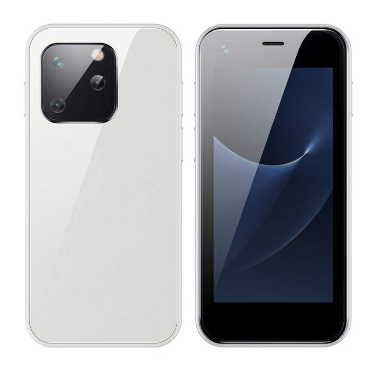 AIEK XS13 미니 안드로이드9.0 스마트폰 2GB RAM 16GB ROM 3D 글래스 듀얼 유심 TF 카드홀더 5MP 카메라 소형폰, 화이트, 16GB AIEK XS13 미니 안드로이드9.0 스마트폰 2GB RAM 16GB ROM 3D 글래스 듀얼 유심 TF 카드홀더 5MP 카메라 소형폰, 화이트, 16GB