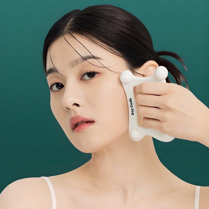 데이코드 세라믹 괄사 마사지기 림프순환 얼굴 바디 붓기 승모근 도자기