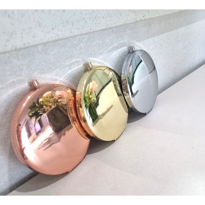 미니 손거울 접이식거울 확대거울 휴대용 양면거울 무지 원형 미러