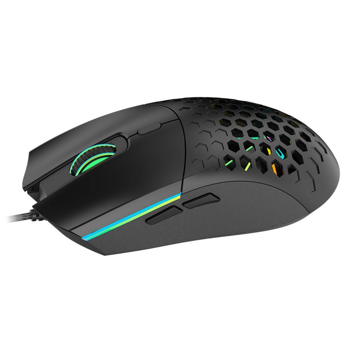 맥스틸 LED 저소음 게이밍마우스, BUFF G1, 블랙 맥스틸 LED 저소음 게이밍마우스, BUFF G1, 블랙