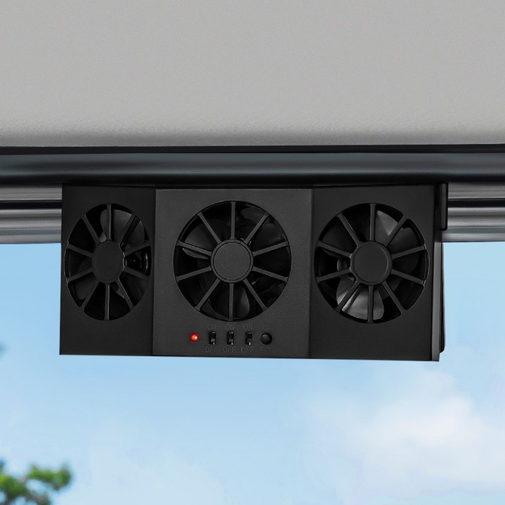 블랙팟 환기하카 서큘레이터 차량용 공기청정기 2세트