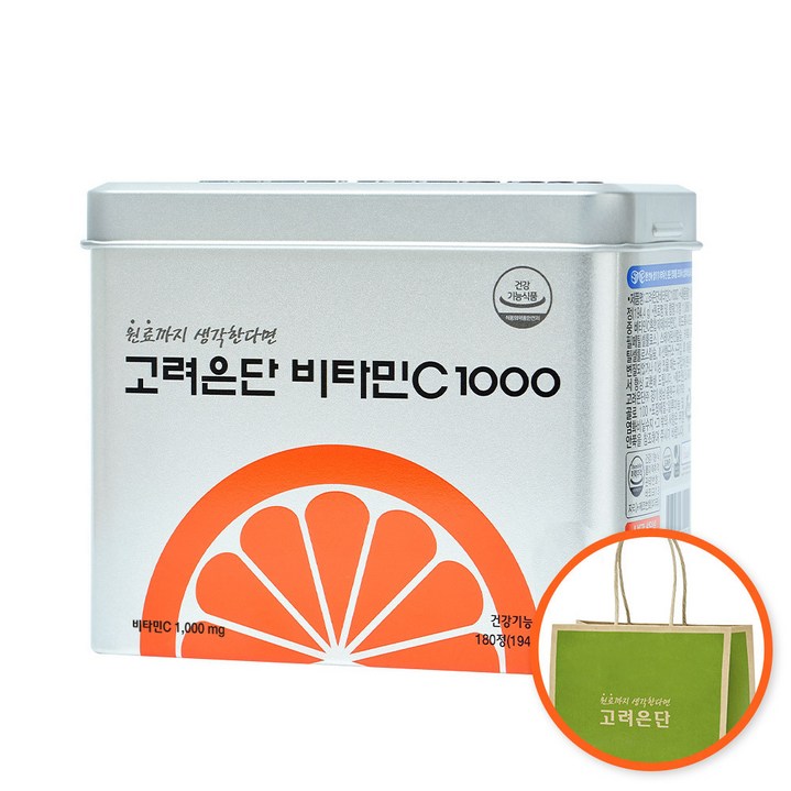 고려은단 비타민C 1000  쇼핑백, 180정, 1개