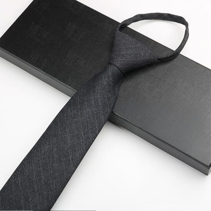 아펙토 클래식 지퍼 자동 정장 넥타이