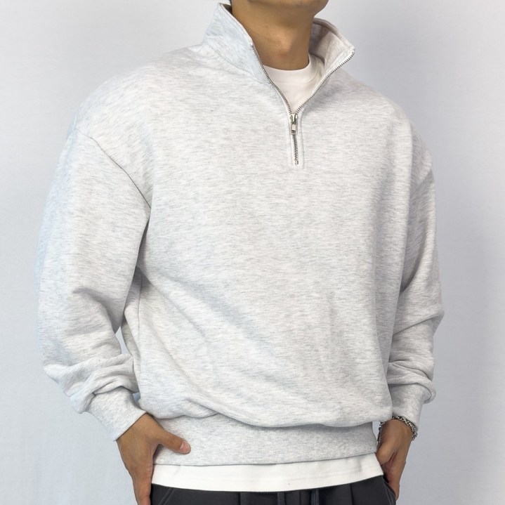 PACIENCIA 베이직 오버핏 하프집업