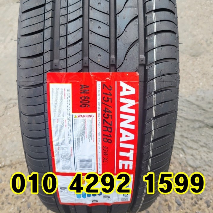 안나이트 신품타이어 21545R18 티볼리 에어 2154518 일산 김포 파주, 1개