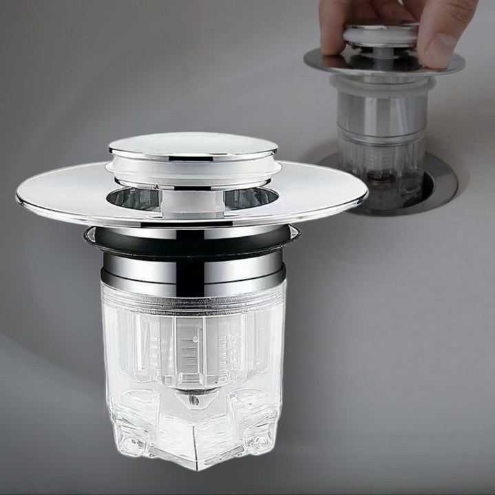 루엔티 욕실 냄새차단 세면대 마개 팝업 트랩