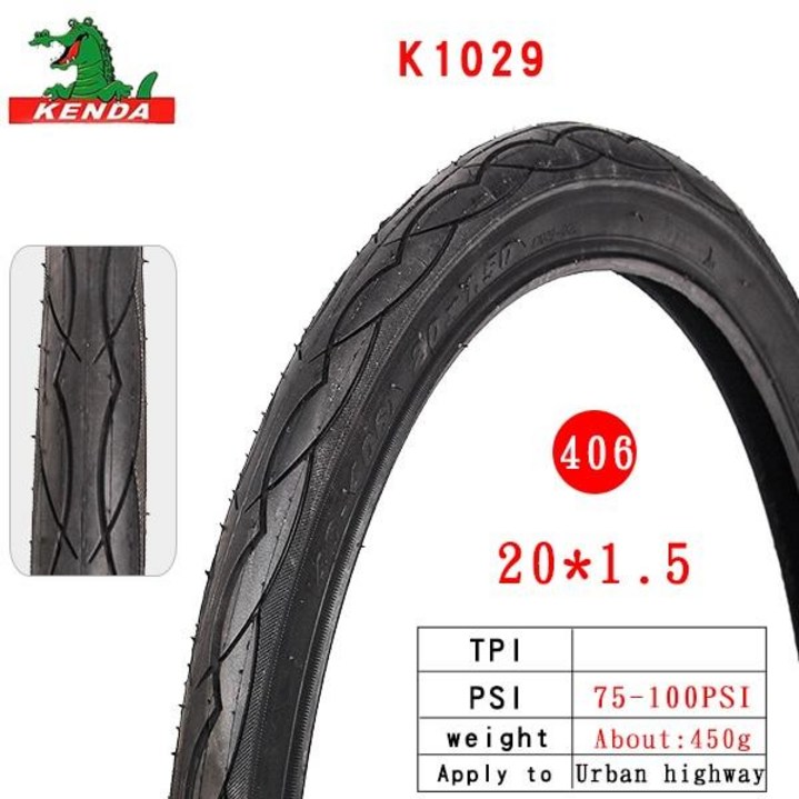 Kenda 접이식 자전거 타이어 소형 휠 20*1.25 1.35 1.5 1.75 1.95 2.0 2.125 20*1 1 8 20 3 인치