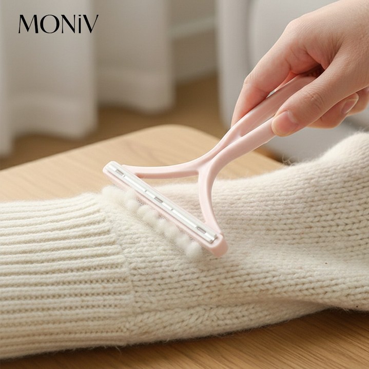 모니브 수동 보풀제거기 먼지 니트 캐시미어 세탁소용