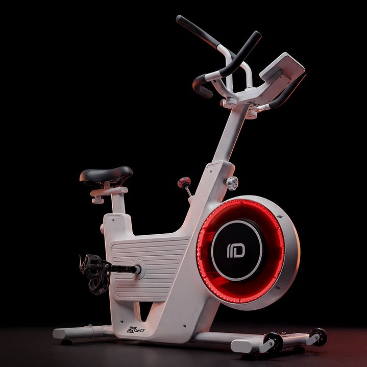 신제품 듀얼 스마트 실내자전거 스피닝자전거 스피닝바이크 프리휠 BK910, 화이트, BK910