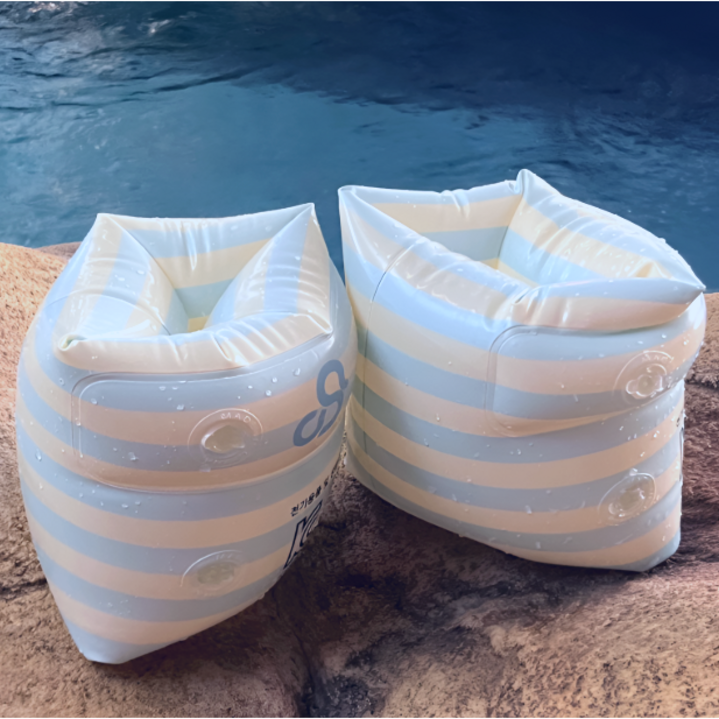 [KC인증] 프리미엄 이중마개 암튜브 성인 아동 공용, 1세트, 스카이