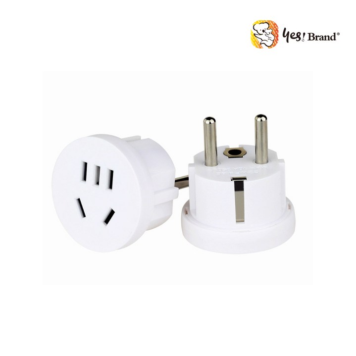 예스브랜드 멀티변환플러그 돼지코 220V 여행용 슬림 원형 사각 돼지코잭 랜덤발송