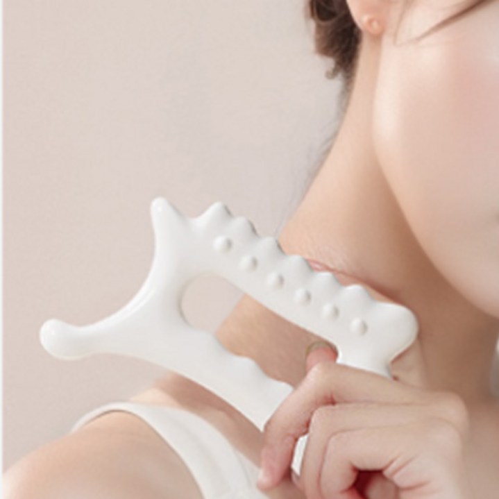 가벼운 괄사 마사지기 얼굴 바디 목주름 림프 전신 지압 경락 괄사 마사지 PMMA재질