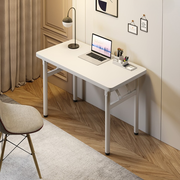 오브민 LPM 공간활용 철제 접이식 스틸 책상 식탁 테이블