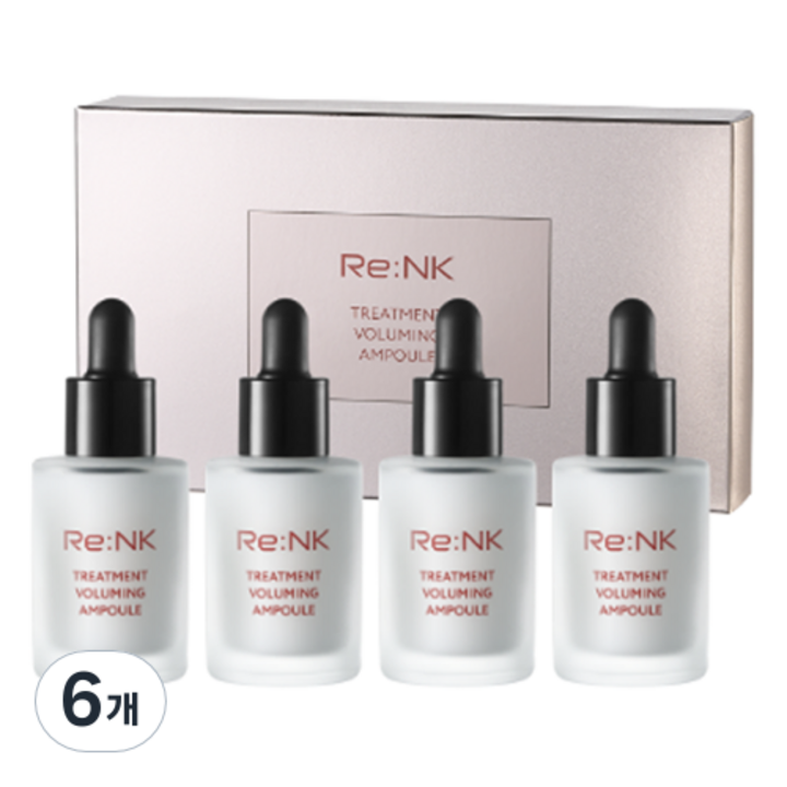 리엔케이 트리트먼트 볼류밍 미백 앰플 4p, 40g, 40ml, 6개