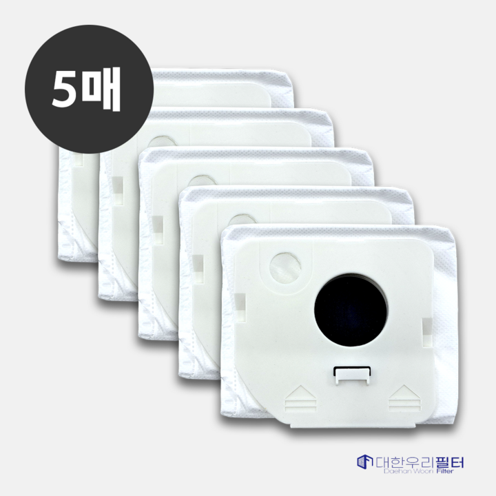 대한우리필터 삼성 비스포크 제트 청소기 먼지봉투 VCAADB95B 호환 5개 220W 250W 280W, 5매, 1세트