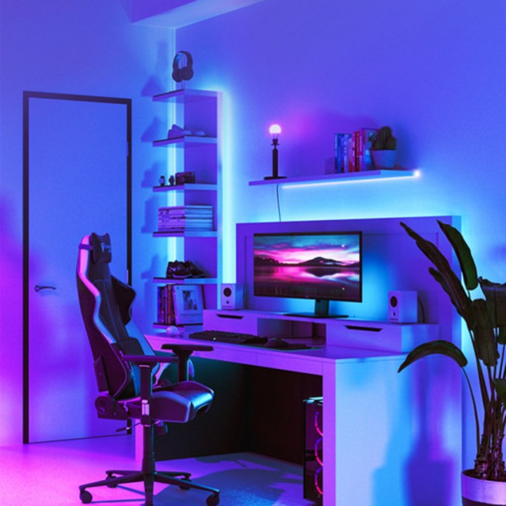 led스트립 RGB 라인 LED 스트립 붙이는조명 PC방 감성 간접 무드등 틱톡조명 홈피시방