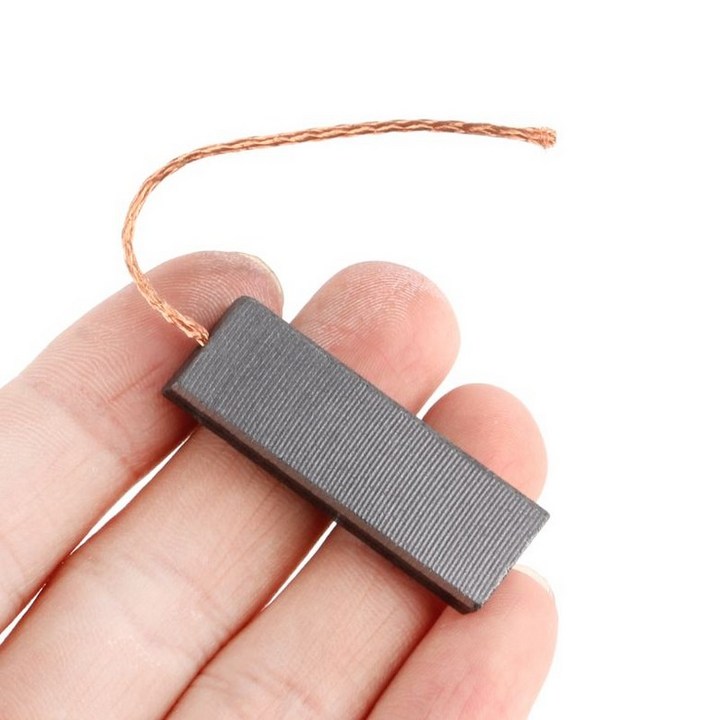 카본 브러쉬 지멘스 드럼 타입 세탁기용 내구성 모터 5x13.5x40mm 2 개