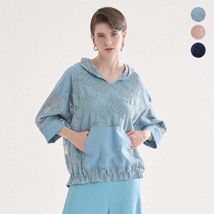 최초가 69900원 홈쇼핑 인기 24SS 레이스 후드 셋업 2종 세트