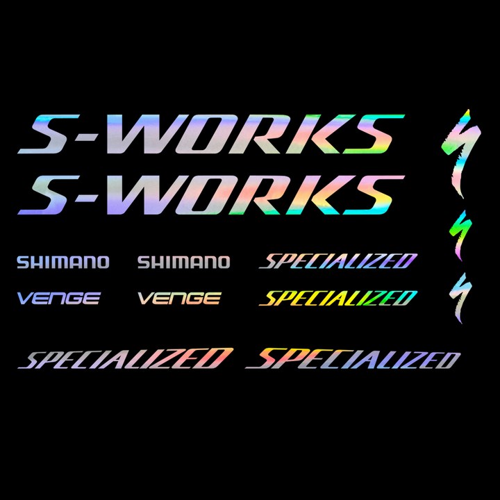 자전거 데칼 스티커 에스워크 swork 스페셜 라이즈드 한대분 풀셋트