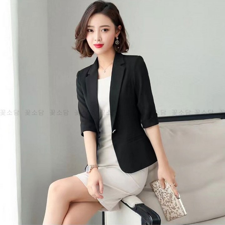 꽃소담 봄가을 여성 정장원피스 투피스정장  HXY215
