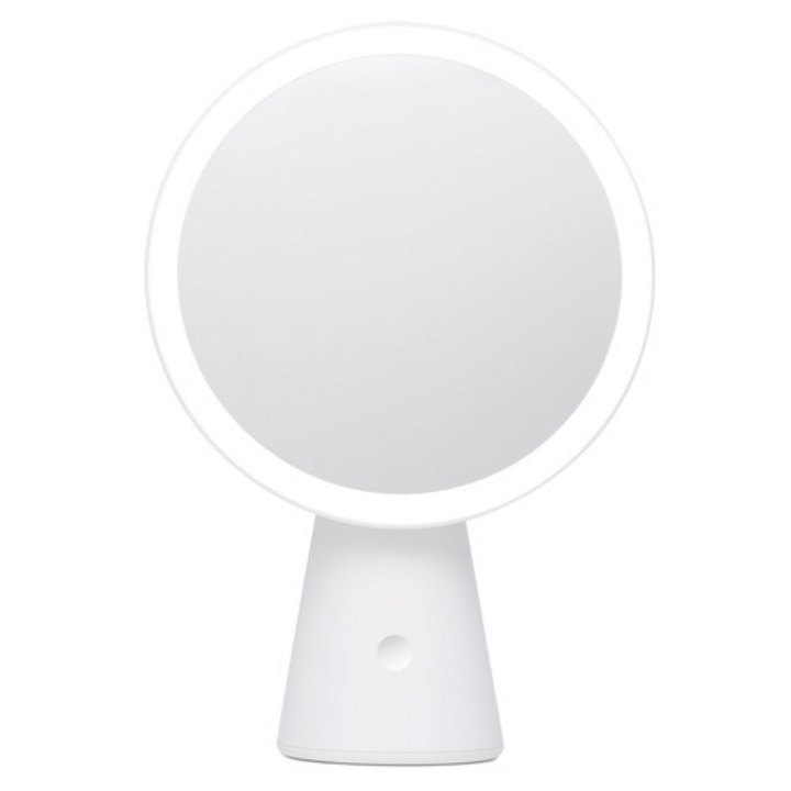 조명거울 플랜룩스 원형 서클 LED 조명 화장 탁상 거울, 화이트