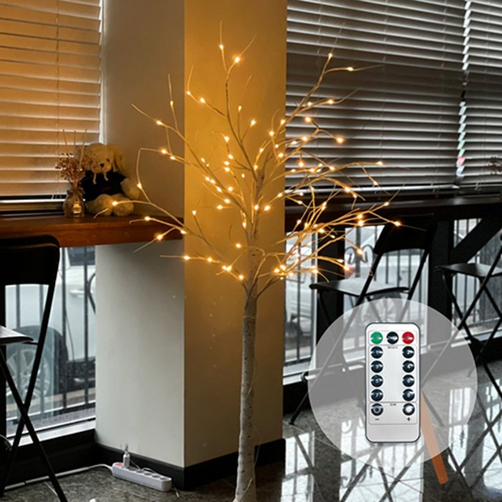 최고급트리 소소 LED 자작나무 무드등 트리 화이트 대형 특대형 150cm 180cm, 화이트, 1개