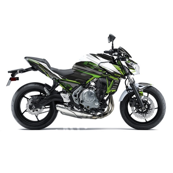 가와사키 Z650 튜닝 호환 드레스업 풀업 데칼 스티커, H, 1개