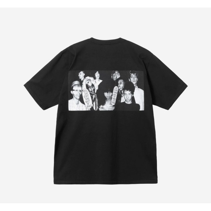 슈데일리 스투시 X 마틴 로즈 콜라주 피그먼트 다이드 티셔츠 블랙 3903826 슈데일리 스투시 X 마틴 로즈 콜라주 피그먼트 다이드 티셔츠 블랙 3903826