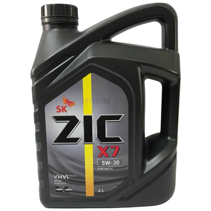 kixx ZIC 지크 X7 5W30 4L 가솔린용 프리미엄 엔진오일, 1개