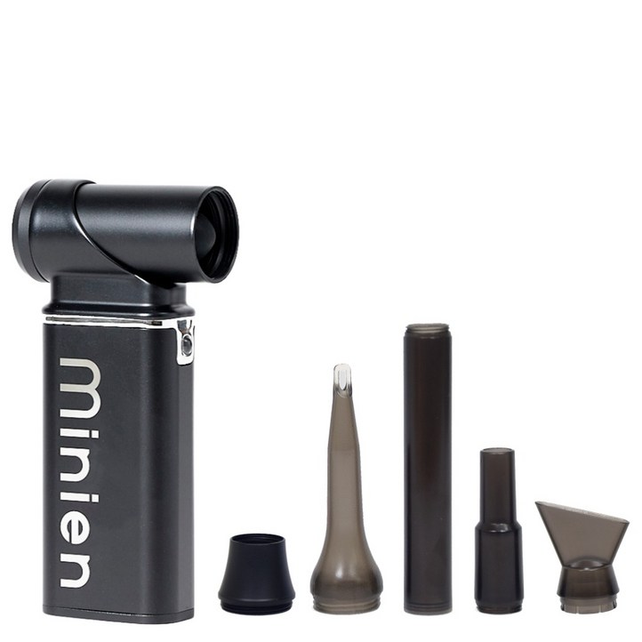  미니엔 3세대 슈퍼에어건 무선 차량용 청소기, 블랙, AIR1000