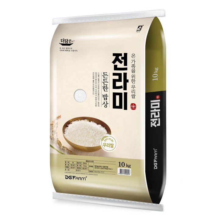 더담은 든든한 밥상 전라미, 10kg, 1개 더담은 든든한 밥상 전라미, 10kg, 1개