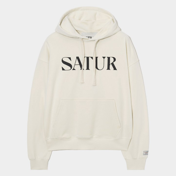 세터 클래식 레터 로고 후드 티셔츠